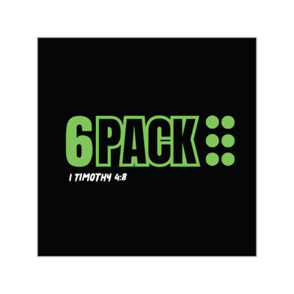 6PACK Sticker (Square)