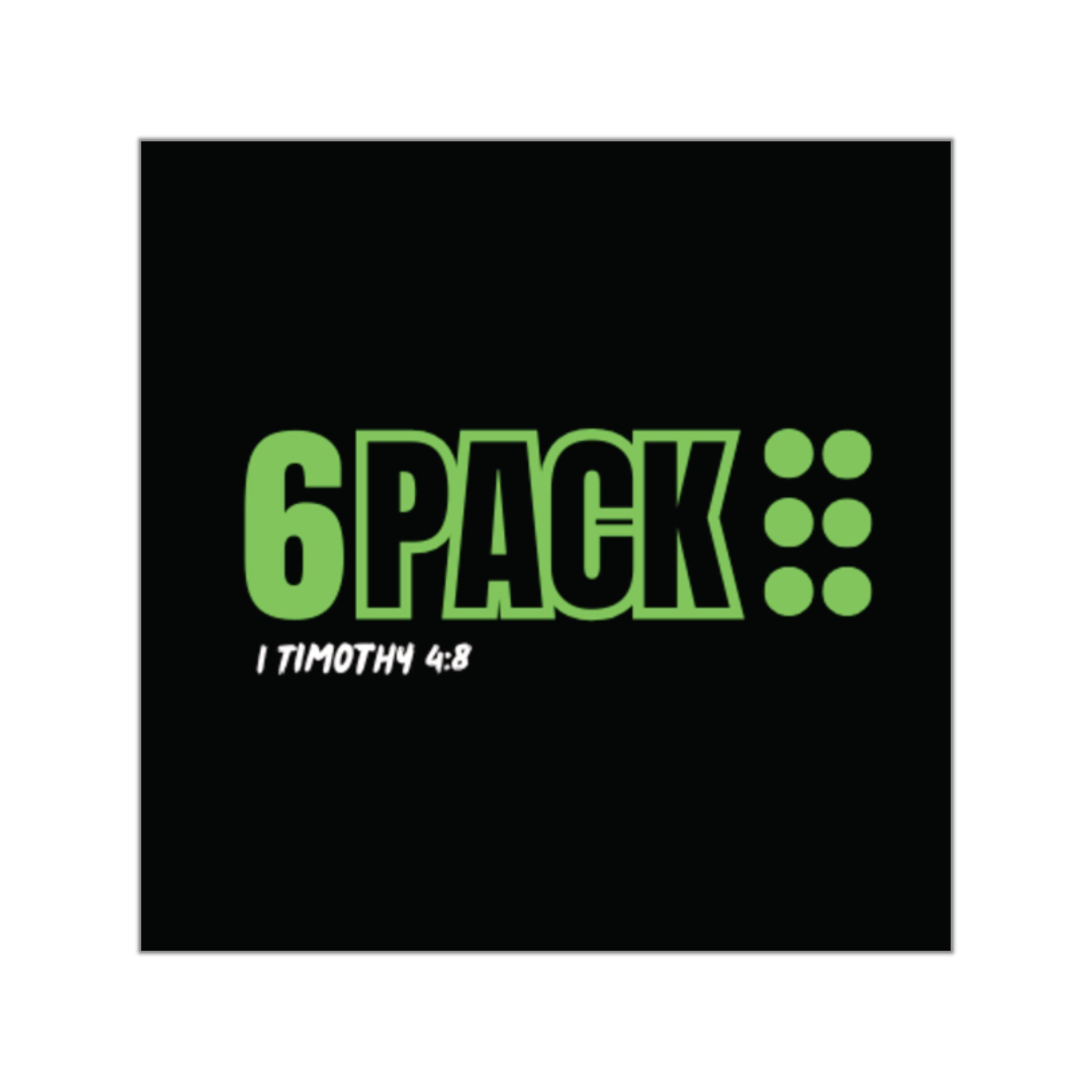 6PACK Sticker (Square)